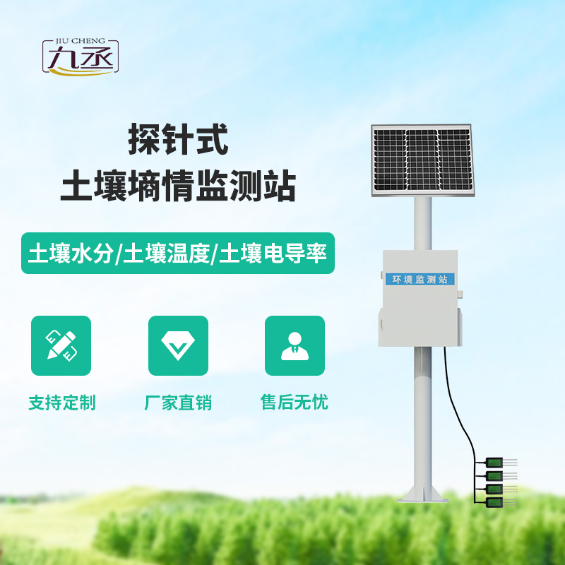 探針式土壤墑情監測站：探針如何掃描墑情立體圖？